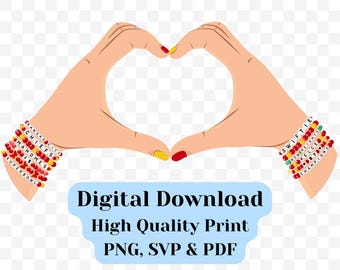 Fearless Heart Hands - Kansas City - Friendship bracelets - PNG