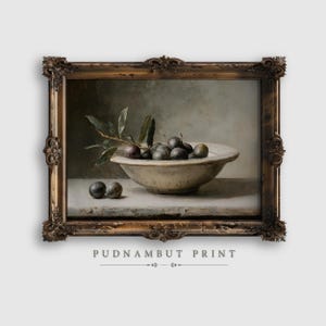 Muted Olive Tree Art Print, Neutral Botanical Printable, Modern Rustic Plant Decor, Digital Download