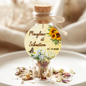 Étiquettes PERFORÉES personnalisées - mariage, baptême, EVJF, baby shower, communion, anniversaire, cadeau