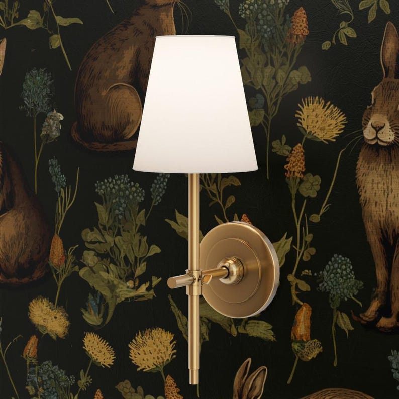 Medieval Rabbit Grasscloth Wallpaper - Year of the Rabbit by Nickleen ...