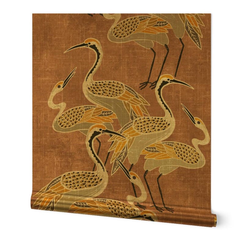 Egret Wallpaper Etsy