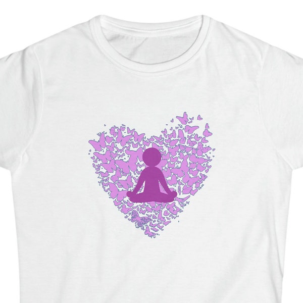 Yoga Shirt Women Clothing Tops for Teens Gifts for Mom Birthday Shirt Butterfly Hippie Clothes trendy girls Best Seller Meditate Zen Relax