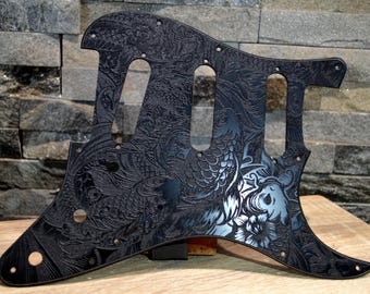 金属風ストラトSSSアセンブリ　CS69復刻　高品質　アルミピックガード＆カバー Amazon.co.jp: Musiclily Pro 11穴 HSS STストラトピックガード