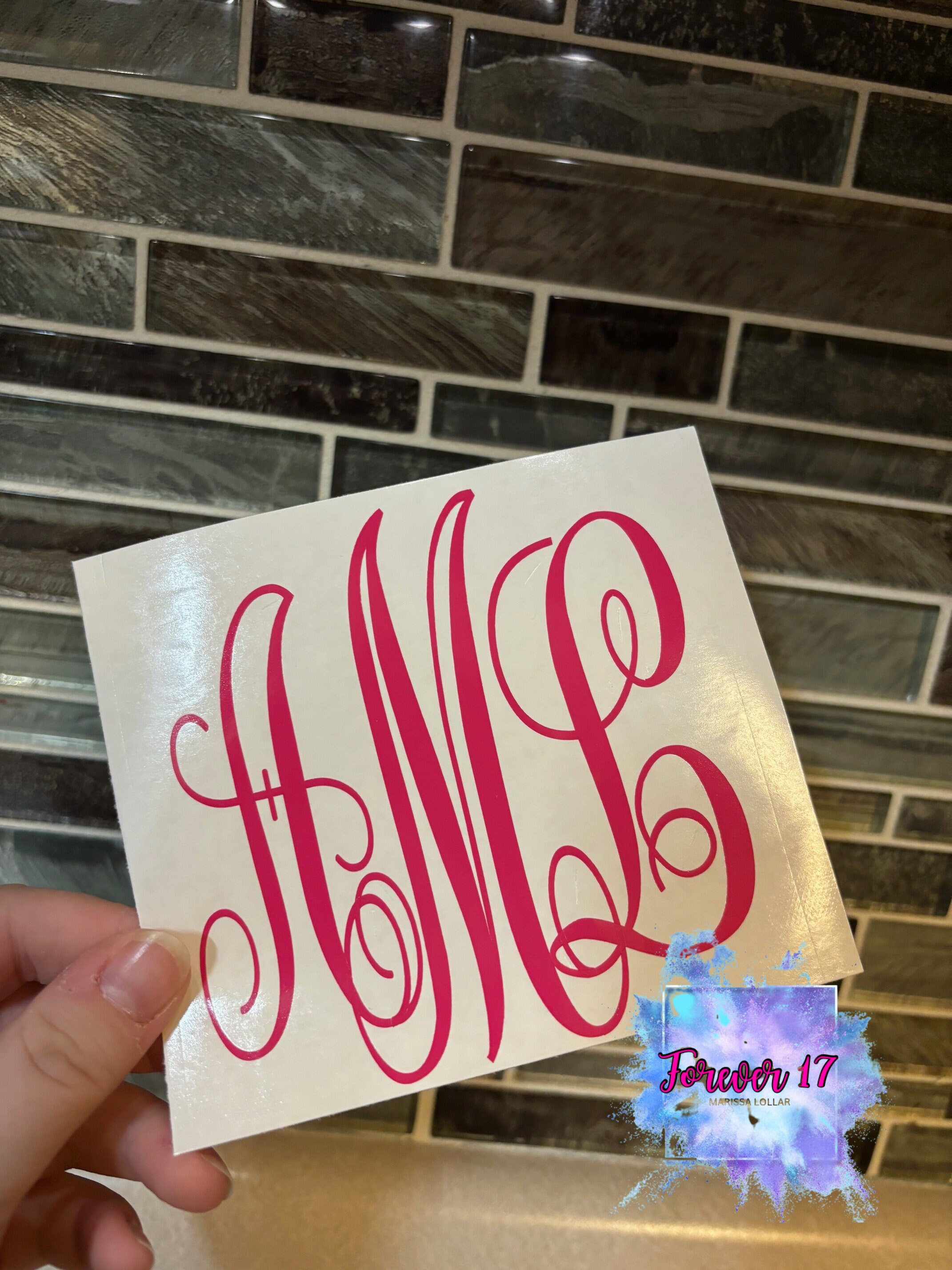Personalized Monogram Decals - Etsy
