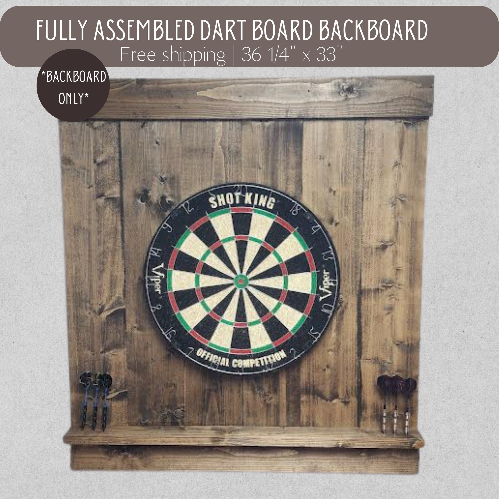 Wood dart board - .de