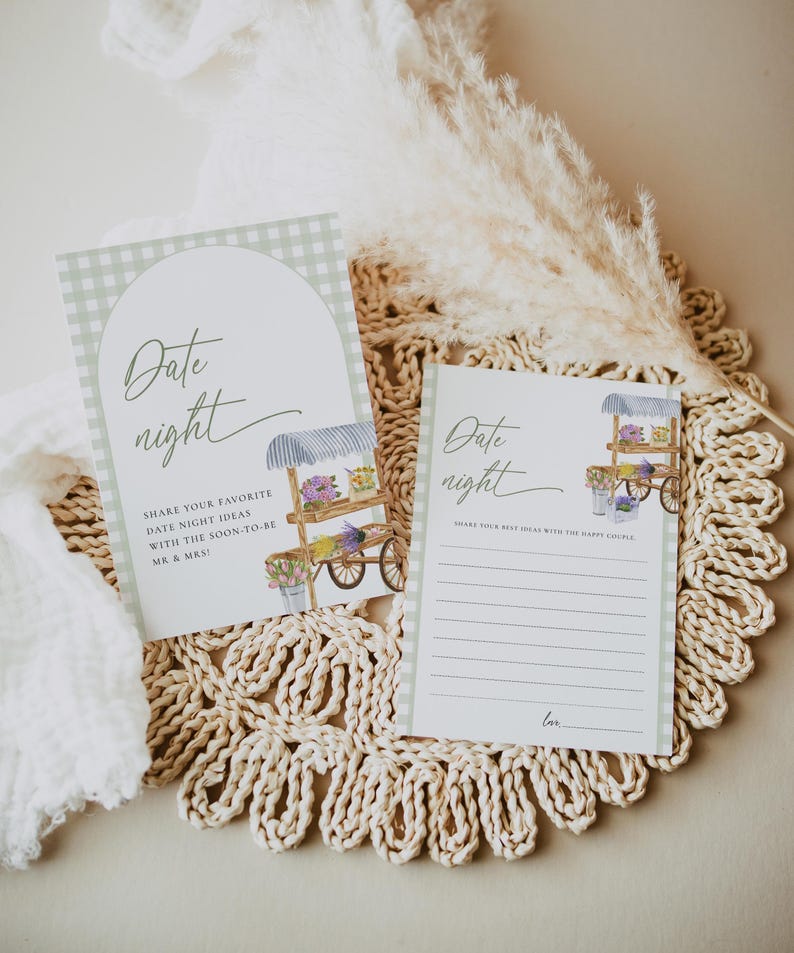 Fresh Off the Market Bridal Shower Games Bundle Farmer's Market Bridal Shower Signs Set Spring Flowers Bridal Shower Party Games Pack | BM04 Bild 5