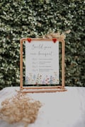 Wildflower Flower Bar Sign Template Botanical Bridal Shower Build Your Own Bouquet Sign Printable Flower Station Sign Make a Bouquet | KL06 product logo