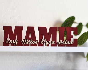 Personalisiertes Oma-Geschenk aus Holz