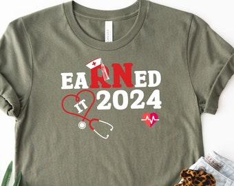 RN Krankenschwester Shirt, Krankenschwester Leben Shirt, Krankenschwester Geschenk, Geschenk für Krankenschwester, Krankenschwester Woche, Pflegeschul T-Shirt, Krankenschwester Shirt, Krankenschwester Abschlussgeschenk