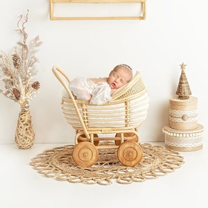 Harper Doll Pram Children's Toy & Photo Prop image 10