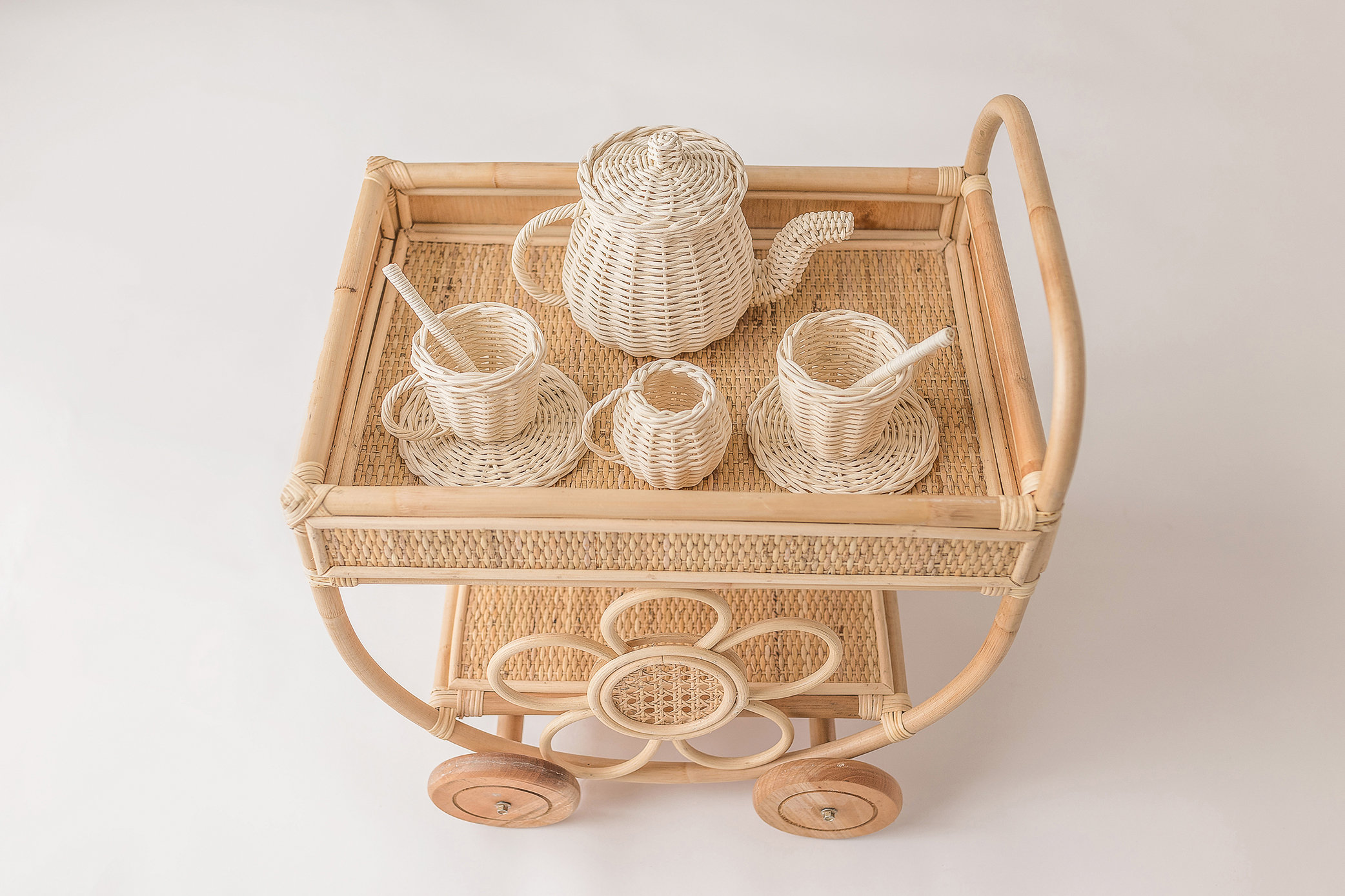 Little Royal Tea Set - Kitchen and Pretend Play - Children's Toy - Handmade Toy
