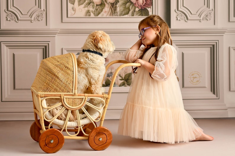 Daisy Mae Doll Pram Children's Toy & Photography Prop image 7