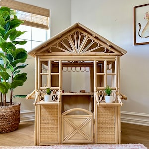 Lila's Rattan Playhouse - Children's Toy Playhouse