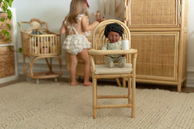 Hayden Doll High Chair Children's Toy Handmade Toy image 2