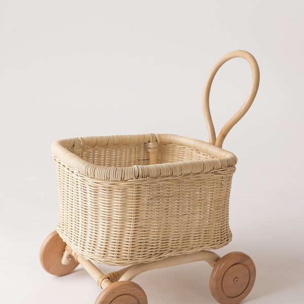 Theo's Rattan Wagon - Children's Toy & Photography Prop