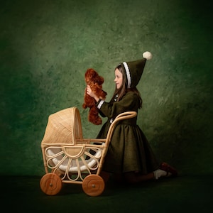 Daisy Mae Doll Pram Children's Toy & Photography Prop image 8