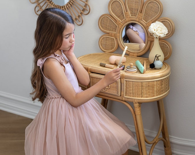 Delightful Daisy Children's Vanity Set Children's Furniture & Toy Etsy