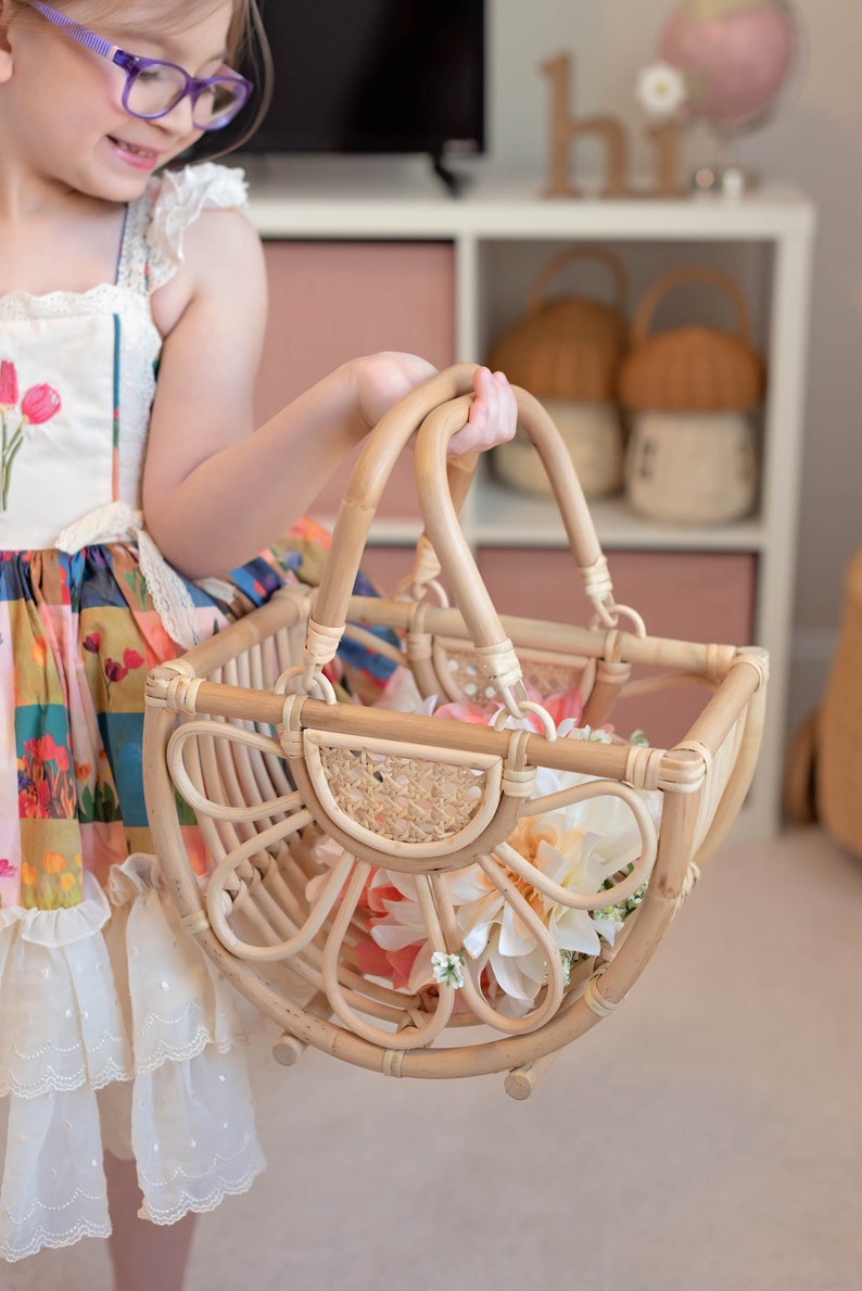 Boho Floral Haven Basket Children's Toys & Storage image 3