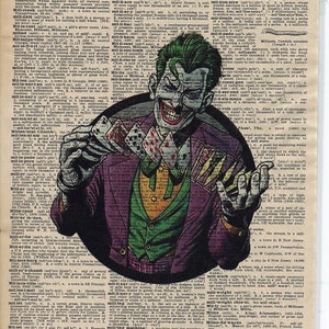 Joker Dictionary Art Print