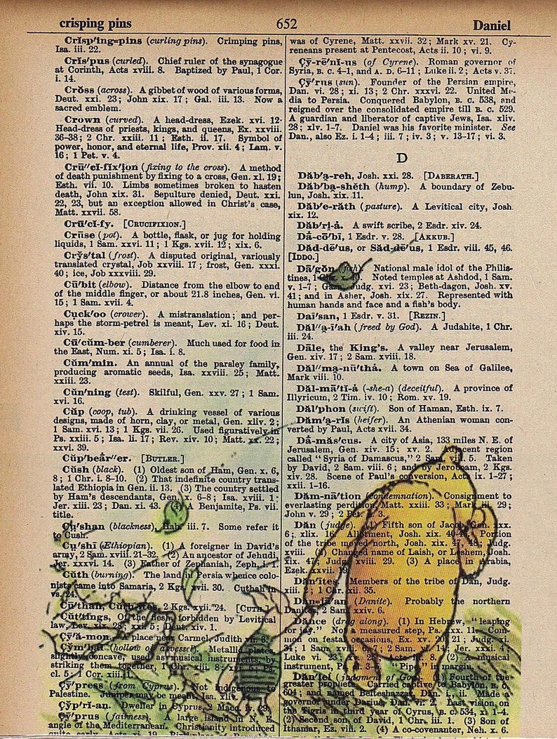 Classic Pooh & Piglet Dictionary Art Print image 1