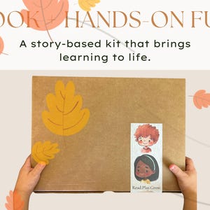 Fletcher and the Falling Leaves Buch & Aktivitätskit–Herbst Handwerk für Vorschulkinder–Kleinkind Herbst Lernaktivitäten–Feinmotorik Kit