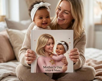 Personalised Mother's Day Storybook | Custom Photo Keepsake for Mum, Baby Storybook