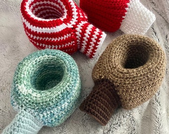 Crochet Beer Mitten Coozie: Holiday Drink Warmer