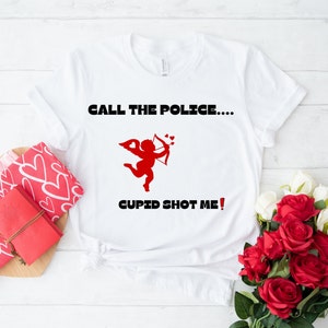 Stupid Cupid Shirt | Cupid Valentine Shirt | Funny Valentine Tee | Valentine&#39;s Day Gift | Retro Valentine Tee | Gift for Valentine