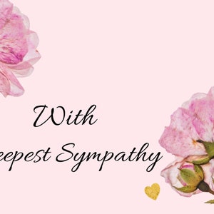 Printable Sympathy Card, Sympathy Cards Printable,Bereavement and Loss Cards,Printable Sympathy Cards,Condolences Cards,Thinking of You Card