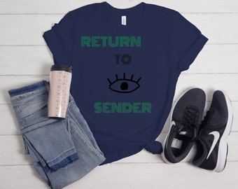 Return to Sender Shirt: Evil Eye, Witchy Positive Vibes Tee