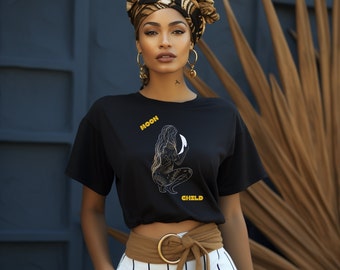Moon Child T-Shirt: Spiritual Celestial Hippie Boho Tee