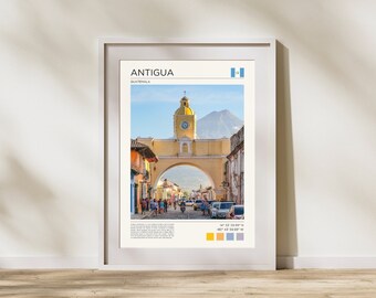 Antigua's Colonial Charm Print