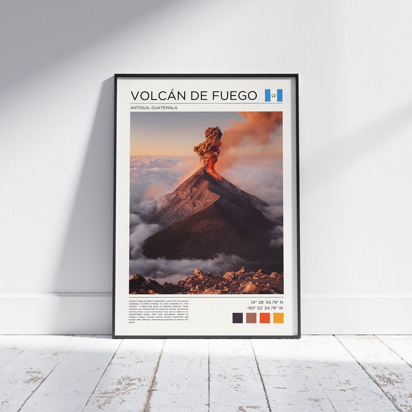Impression Volcano Fuego « Antigua's Embered Skyline : Fuego's Endless Watch »