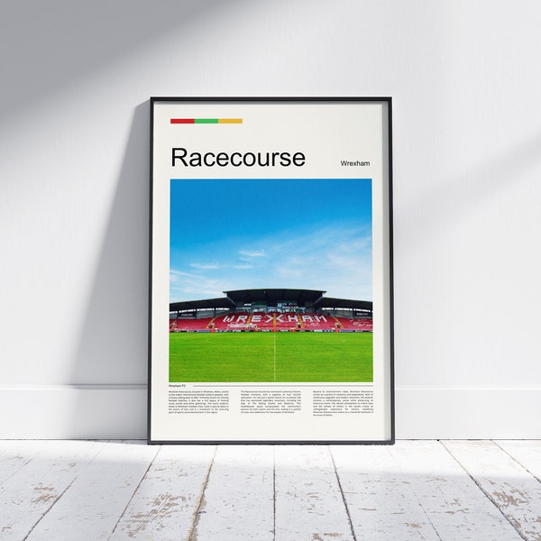 Wrexham, The Racecourse, STōK Cae Ras Stadium Print 1