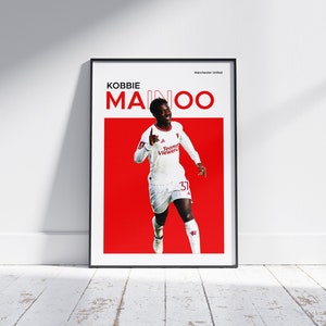 Kobbie Mainoo Football Poster / Wall Art / Print