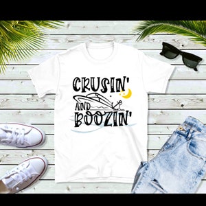 Cruising&#39; And Boozing&#39; Cruise T-Shirt, Unisex Softstyle T-Shirt
