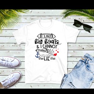 I Like Big Boats Cruise T-Shirt, Unisex Softstyle T-Shirt