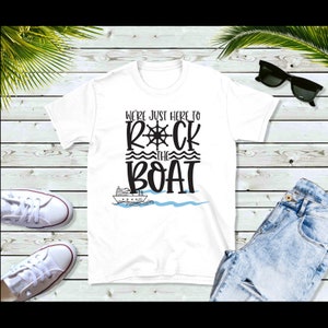 Rock The Boat Cruise T-Shirt, Unisex Softstyle T-Shirt