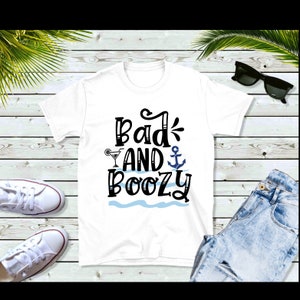 Bad And Boozy Cruise T-Shirt, Unisex Softstyle T-Shirt
