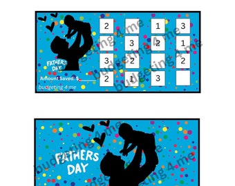 Father's Day 3 A6 Mini Savings Challenge