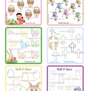 Easter Tiny Mini Savings Challenges
