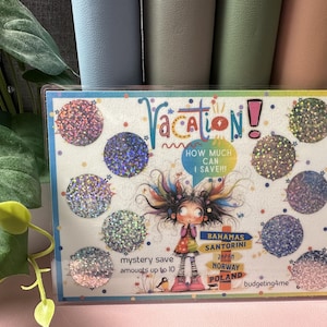 Vacation Mystery Scratch Off Savings Challenge