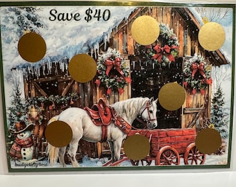 Winter Wagon Scratch Off Savings Challenge
