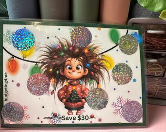 Christmas Lights Gone Wrong Scratch Off Savings Challenge