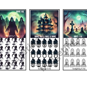 Halloween A6 3 Mini Savings Challenges