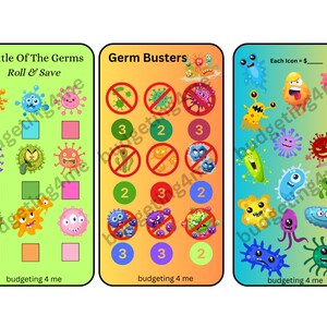 Germ Busters 3 Mini Savings Challenges