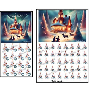 Christmas Tree House Savings Challenges