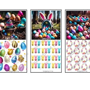 Easter  A6 3 Mini Savings Challenges