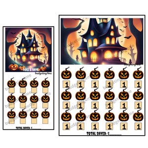 Halloween Pumpkins Savings Challenges