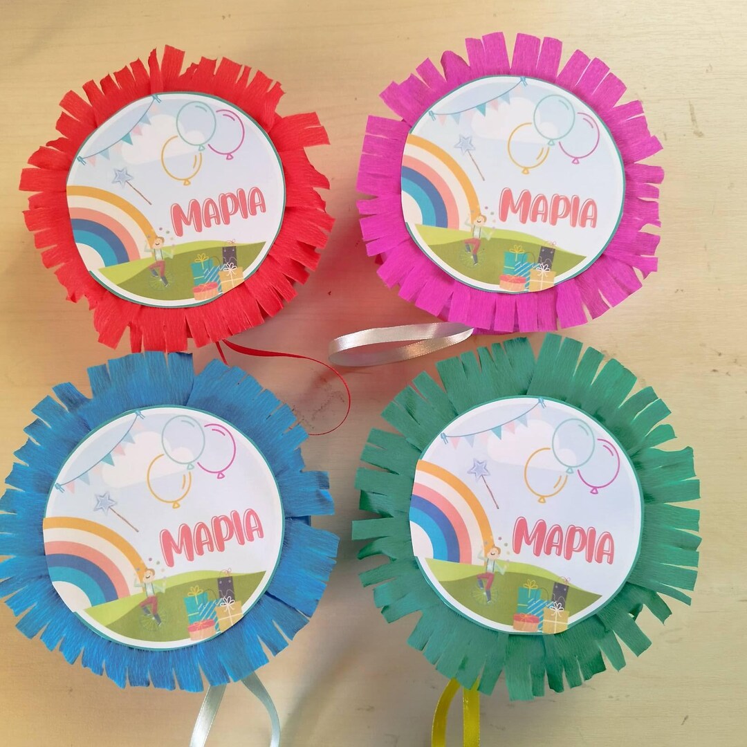 Mini Pinata Image Personalized Mini Piñata, Custom Birthday Party Favor, Handmade ...